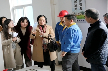 2019年3月8日，時(shí)任浙江省水利廳水資源管理處副調(diào)研員沈仁英蒞臨景興調(diào)研指導(dǎo)